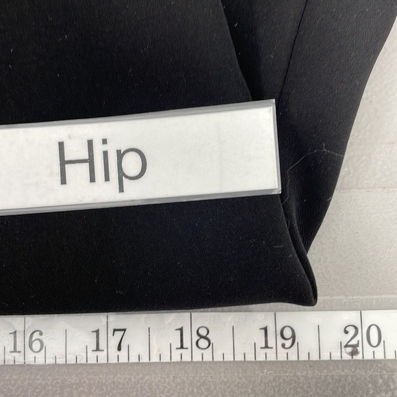 Les Copains Dress Italy Sleeveless Midi Cowl Neck Black Size 42 US 6 - Picture 16 of 16